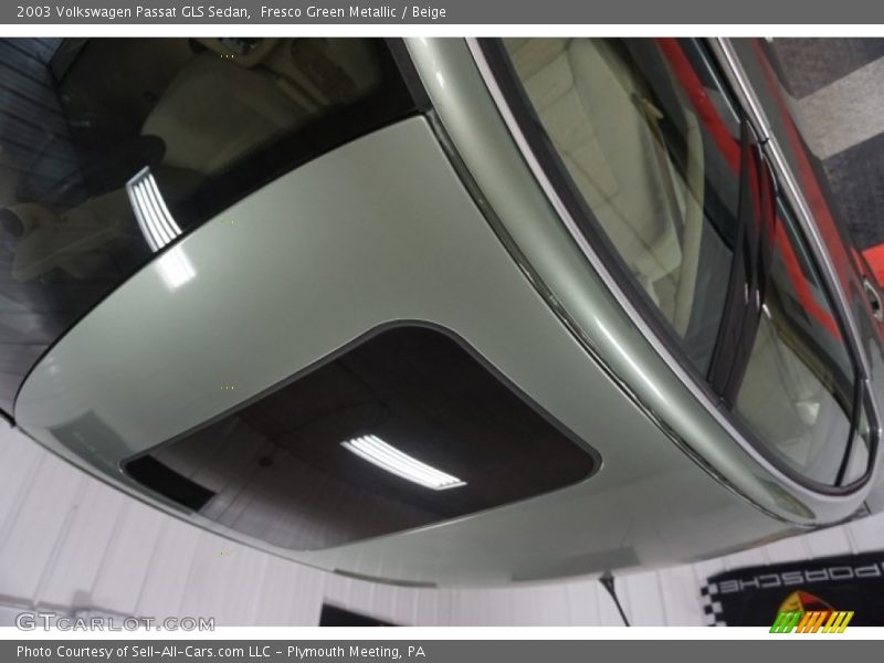 Fresco Green Metallic / Beige 2003 Volkswagen Passat GLS Sedan
