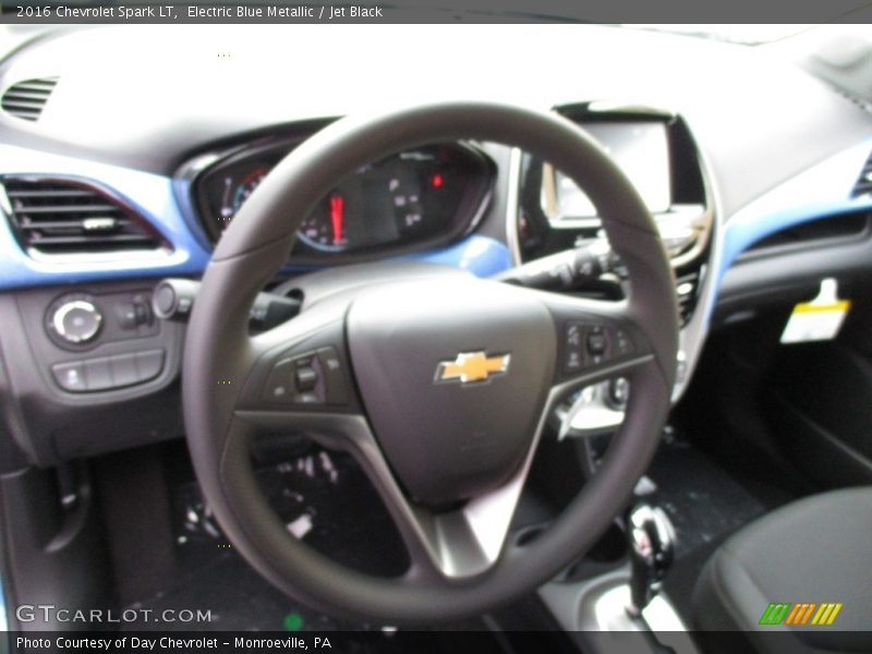 Electric Blue Metallic / Jet Black 2016 Chevrolet Spark LT