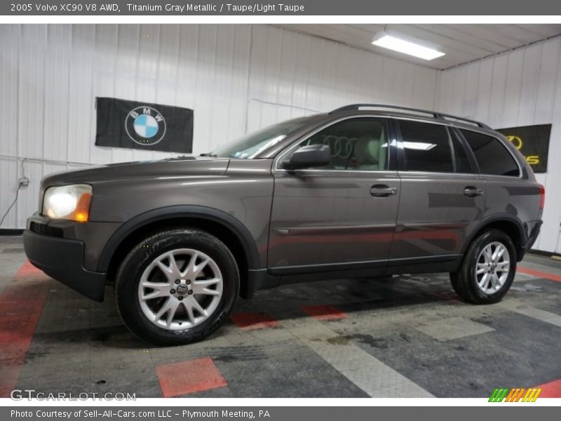 Titanium Gray Metallic / Taupe/Light Taupe 2005 Volvo XC90 V8 AWD