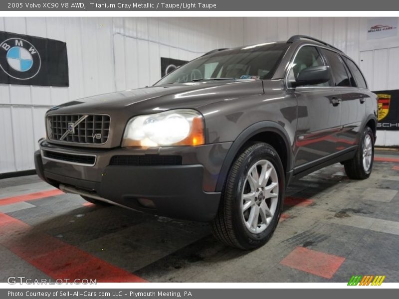 Titanium Gray Metallic / Taupe/Light Taupe 2005 Volvo XC90 V8 AWD