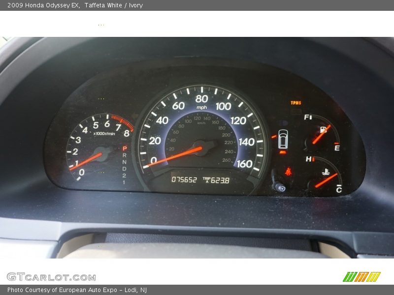 Taffeta White / Ivory 2009 Honda Odyssey EX