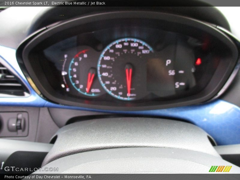 Electric Blue Metallic / Jet Black 2016 Chevrolet Spark LT