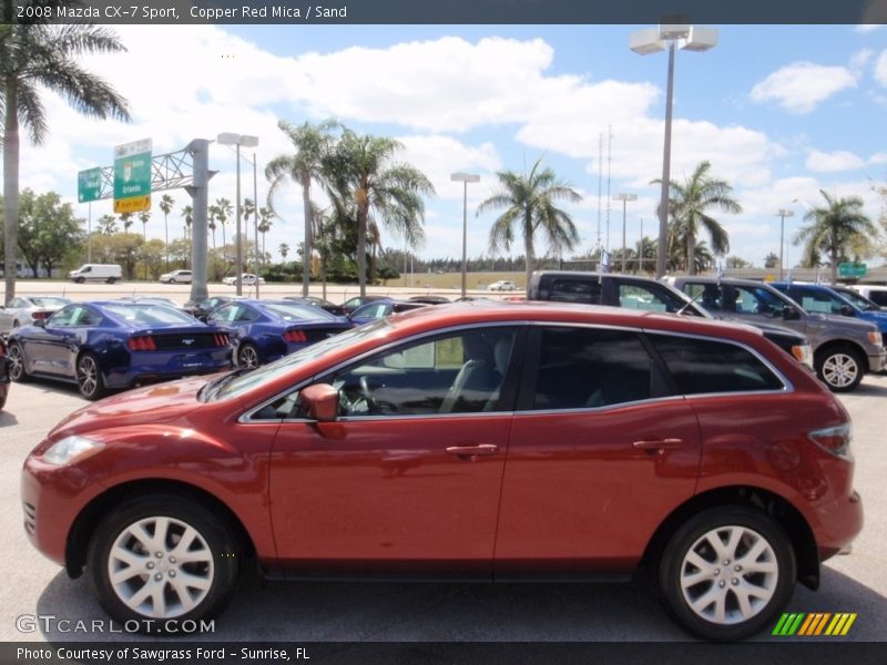 Copper Red Mica / Sand 2008 Mazda CX-7 Sport