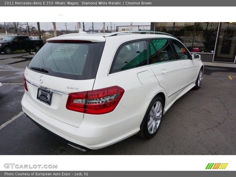 Diamond White Metallic / Chestnut Brown 2011 Mercedes-Benz E 350 4Matic Wagon