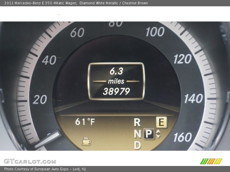 Diamond White Metallic / Chestnut Brown 2011 Mercedes-Benz E 350 4Matic Wagon