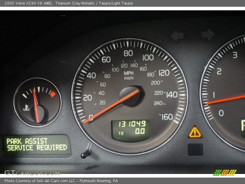 Titanium Gray Metallic / Taupe/Light Taupe 2005 Volvo XC90 V8 AWD