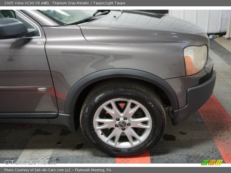 Titanium Gray Metallic / Taupe/Light Taupe 2005 Volvo XC90 V8 AWD