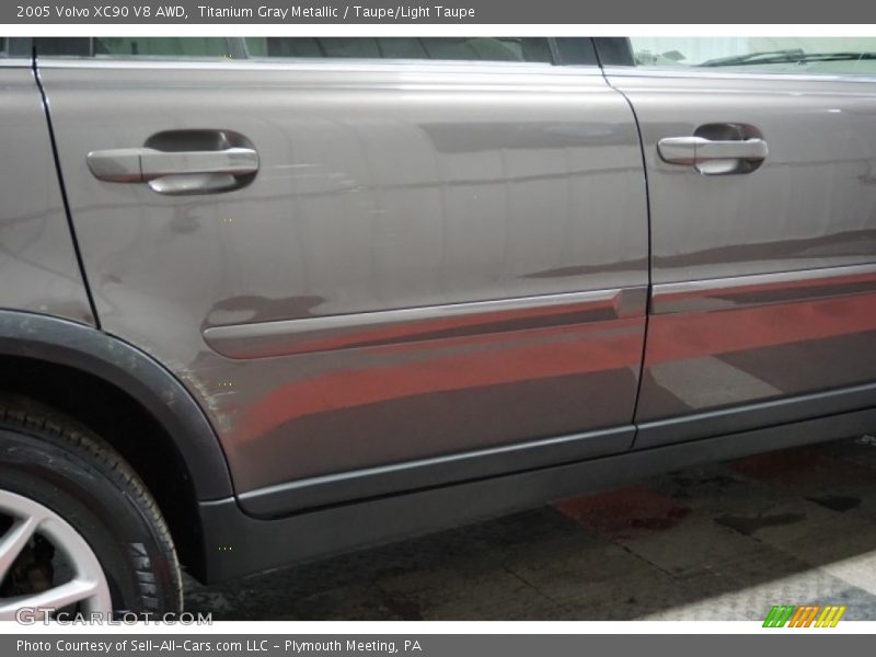 Titanium Gray Metallic / Taupe/Light Taupe 2005 Volvo XC90 V8 AWD