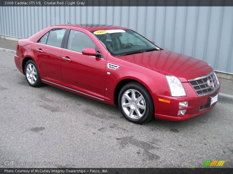 Crystal Red / Light Gray 2008 Cadillac STS V8