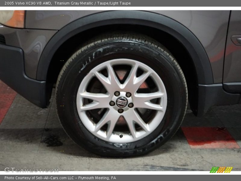 Titanium Gray Metallic / Taupe/Light Taupe 2005 Volvo XC90 V8 AWD
