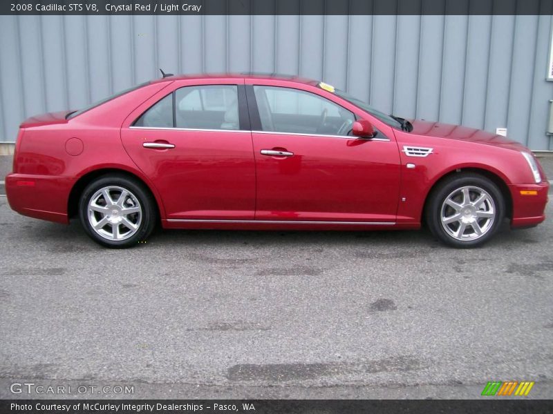 Crystal Red / Light Gray 2008 Cadillac STS V8