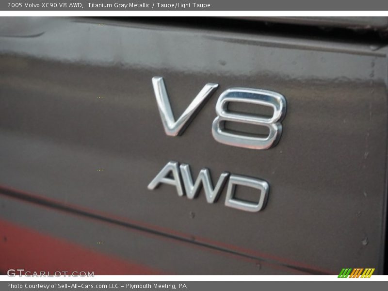 Titanium Gray Metallic / Taupe/Light Taupe 2005 Volvo XC90 V8 AWD