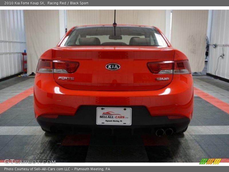 Racing Red / Black Sport 2010 Kia Forte Koup SX