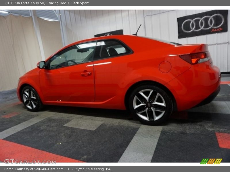 Racing Red / Black Sport 2010 Kia Forte Koup SX