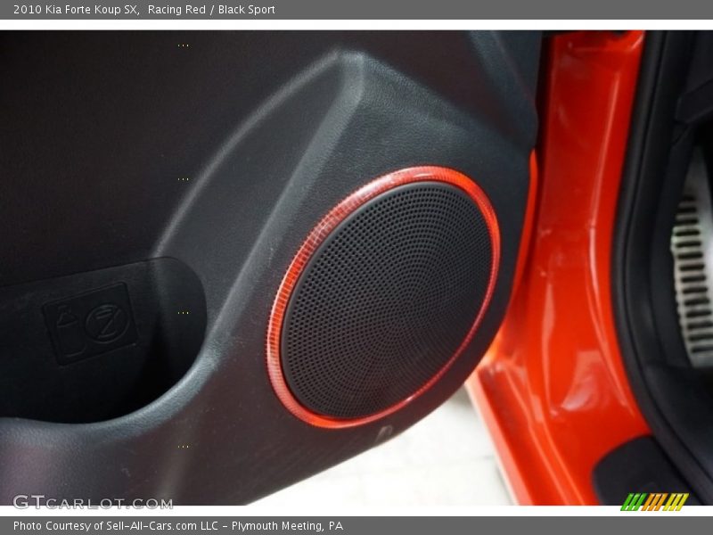 Racing Red / Black Sport 2010 Kia Forte Koup SX