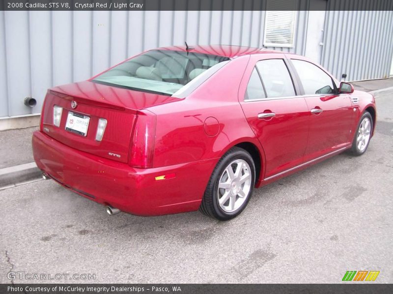 Crystal Red / Light Gray 2008 Cadillac STS V8