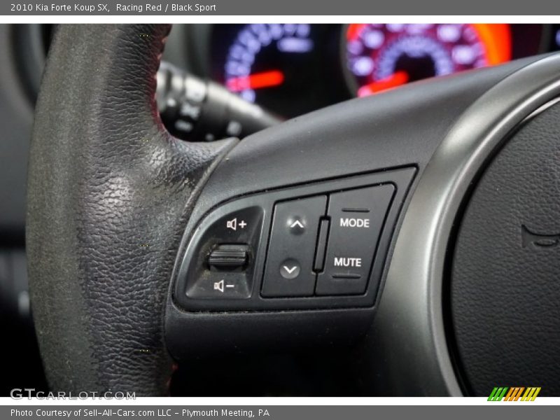 Racing Red / Black Sport 2010 Kia Forte Koup SX