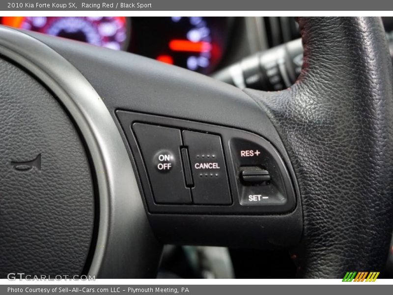 Racing Red / Black Sport 2010 Kia Forte Koup SX