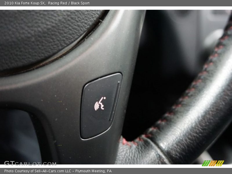 Racing Red / Black Sport 2010 Kia Forte Koup SX