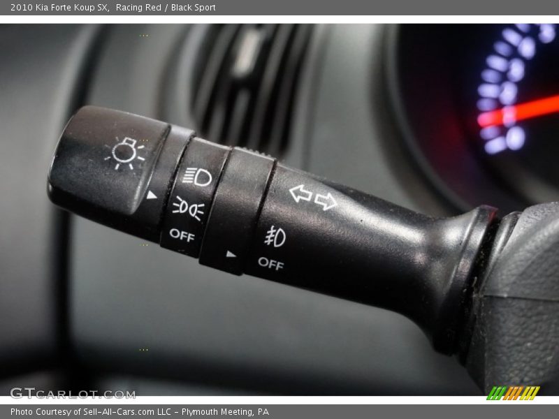 Racing Red / Black Sport 2010 Kia Forte Koup SX