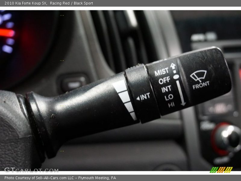 Racing Red / Black Sport 2010 Kia Forte Koup SX