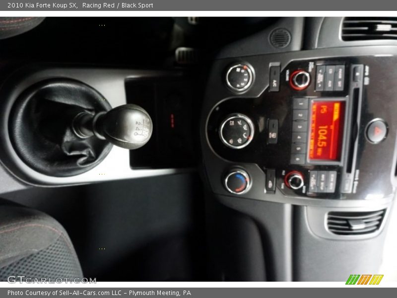 Racing Red / Black Sport 2010 Kia Forte Koup SX