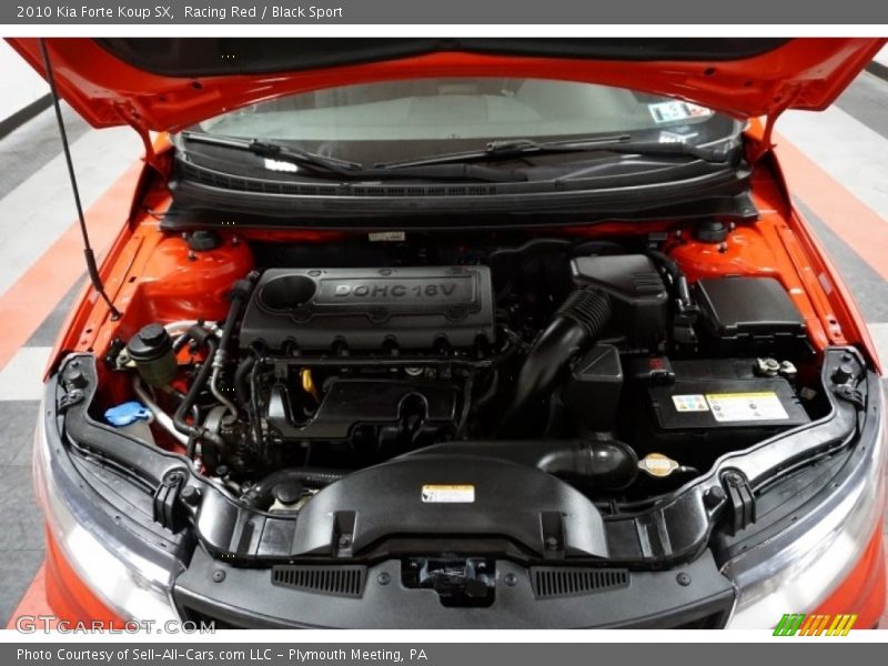 Racing Red / Black Sport 2010 Kia Forte Koup SX