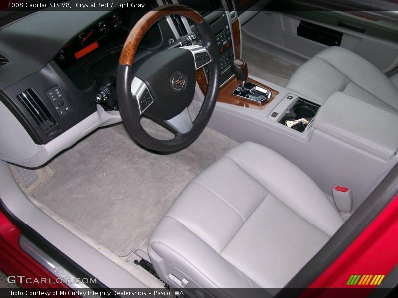 Crystal Red / Light Gray 2008 Cadillac STS V8