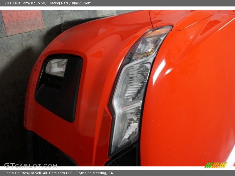 Racing Red / Black Sport 2010 Kia Forte Koup SX
