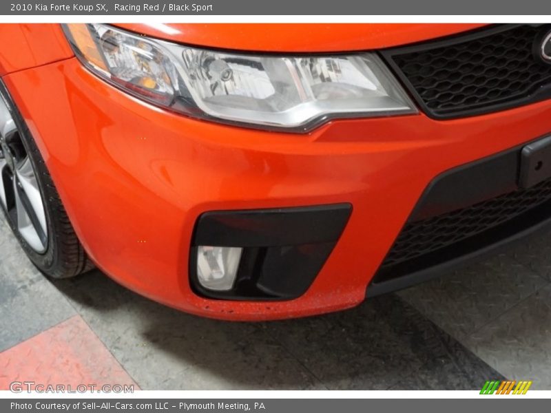 Racing Red / Black Sport 2010 Kia Forte Koup SX