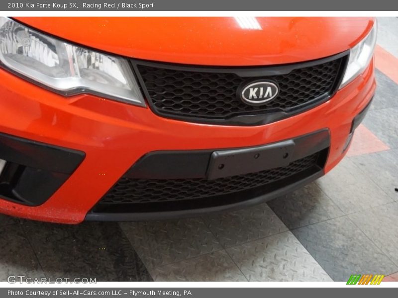 Racing Red / Black Sport 2010 Kia Forte Koup SX