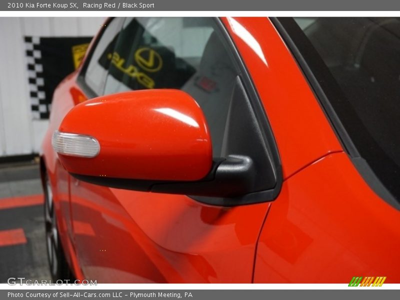 Racing Red / Black Sport 2010 Kia Forte Koup SX