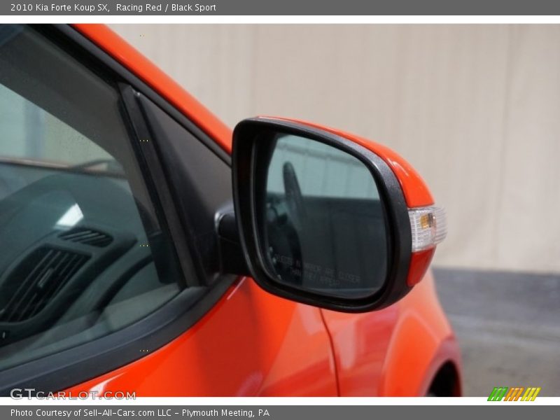 Racing Red / Black Sport 2010 Kia Forte Koup SX