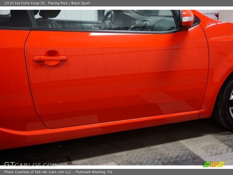 Racing Red / Black Sport 2010 Kia Forte Koup SX