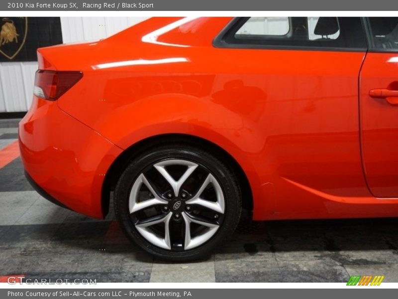 Racing Red / Black Sport 2010 Kia Forte Koup SX