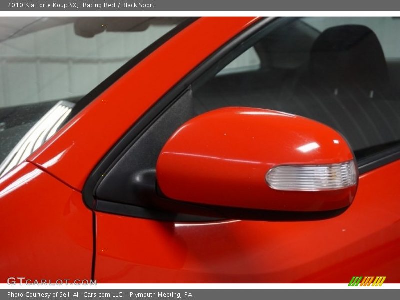 Racing Red / Black Sport 2010 Kia Forte Koup SX