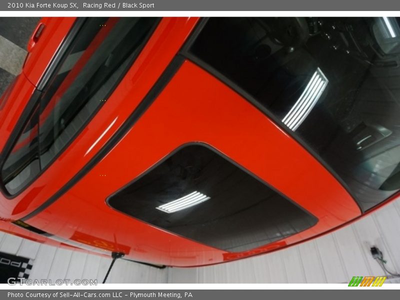 Racing Red / Black Sport 2010 Kia Forte Koup SX