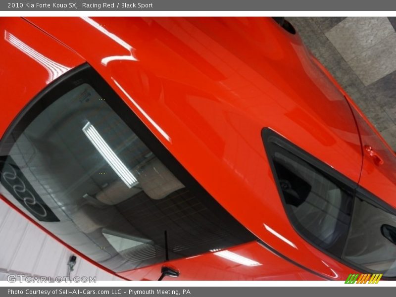 Racing Red / Black Sport 2010 Kia Forte Koup SX