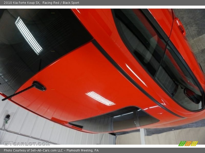 Racing Red / Black Sport 2010 Kia Forte Koup SX