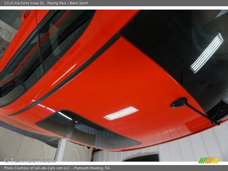 Racing Red / Black Sport 2010 Kia Forte Koup SX