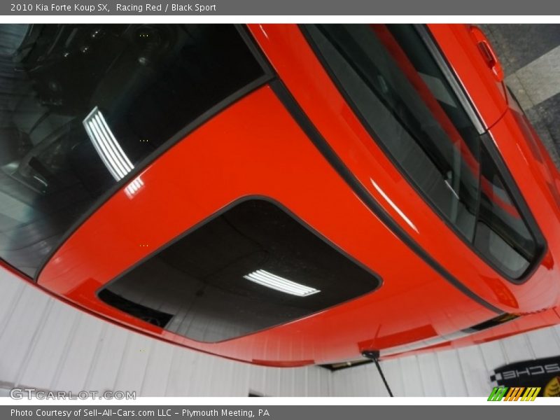 Racing Red / Black Sport 2010 Kia Forte Koup SX
