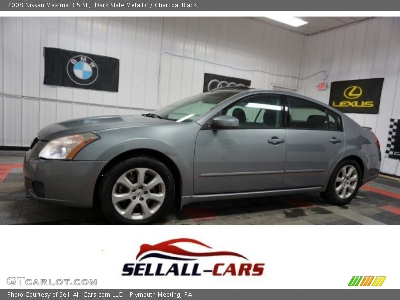 Dark Slate Metallic / Charcoal Black 2008 Nissan Maxima 3.5 SL
