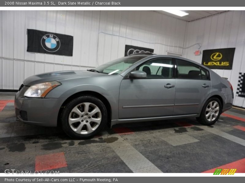 Dark Slate Metallic / Charcoal Black 2008 Nissan Maxima 3.5 SL