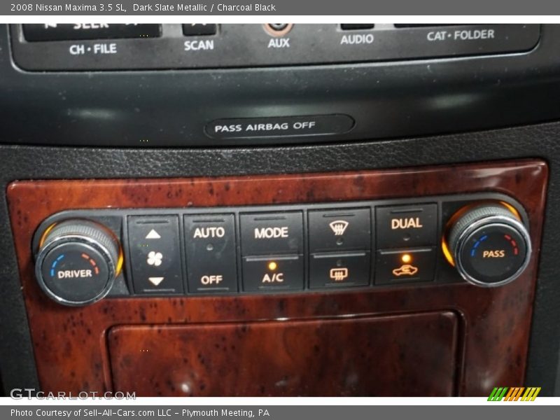 Dark Slate Metallic / Charcoal Black 2008 Nissan Maxima 3.5 SL