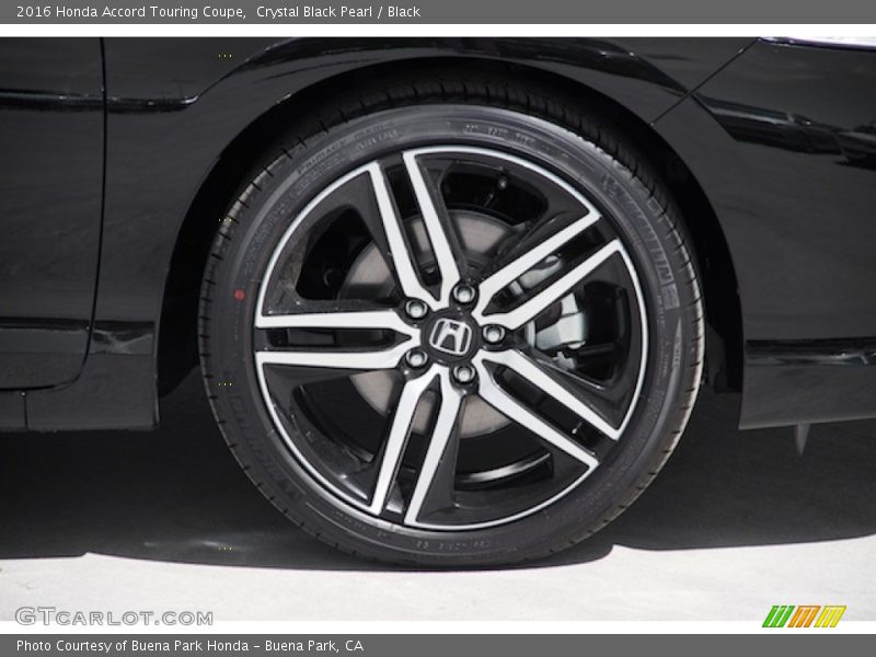 Crystal Black Pearl / Black 2016 Honda Accord Touring Coupe