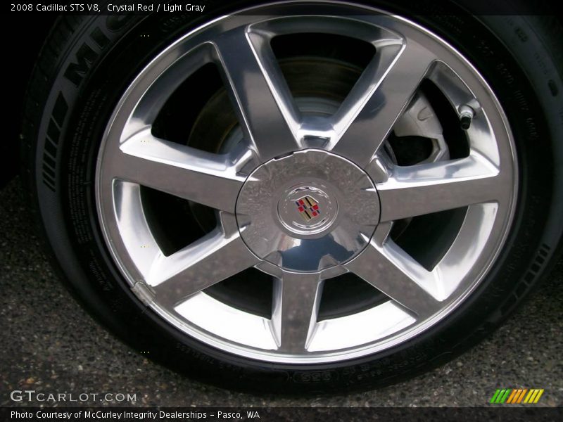 Crystal Red / Light Gray 2008 Cadillac STS V8