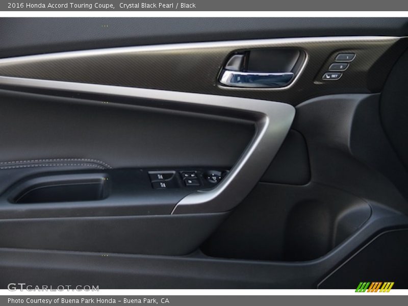 Crystal Black Pearl / Black 2016 Honda Accord Touring Coupe