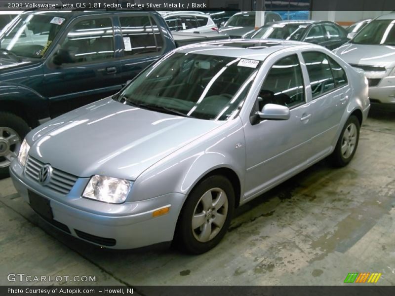 Reflex Silver Metallic / Black 2003 Volkswagen Jetta GLS 1.8T Sedan