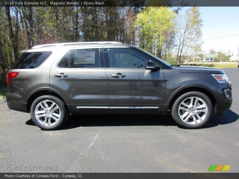 Magnetic Metallic / Ebony Black 2016 Ford Explorer XLT