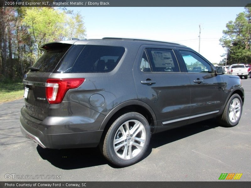 Magnetic Metallic / Ebony Black 2016 Ford Explorer XLT